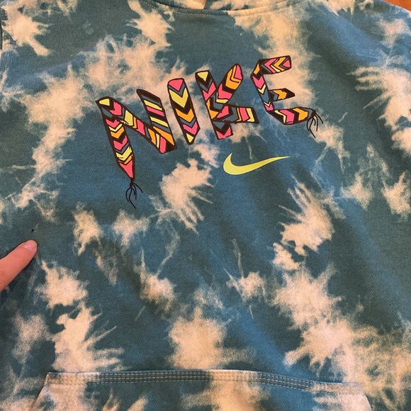 Youth Nike tie dye hoodie - Picture 2 of 3